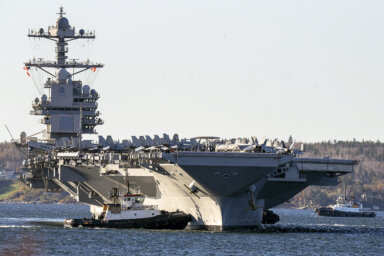 USS Gerald R Ford aircraft carrier being sent to Mediterranean