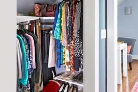 closet under stairs