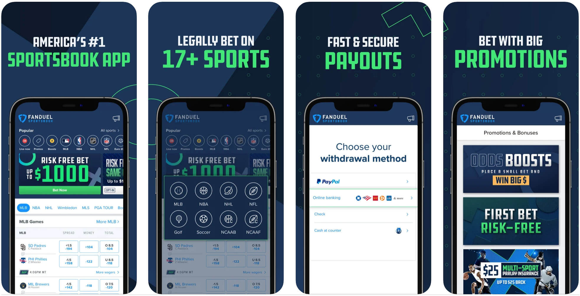 FanDuel Sportsbook NY Mobile App, App Store (iPhone)
