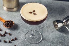 espresso martini in glass