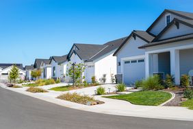 residential neighborhood homes with HOA