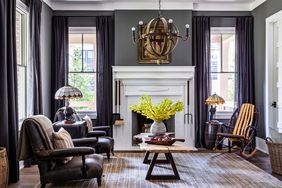 Gray and Brown Living Room