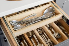 kitchen drawer organize silverware