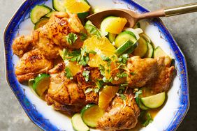 pressure cooker orange chicken with zucchini instapot