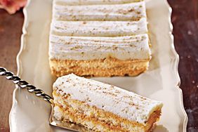 sliced pumpkin tiramisu