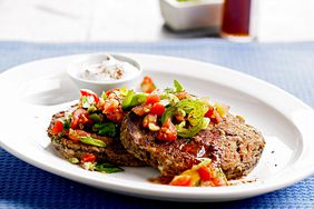 Black Bean Cakes with Salsa