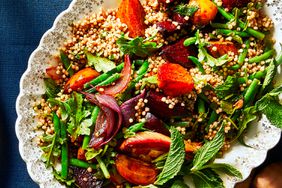 roasted vegetables with sorghum 