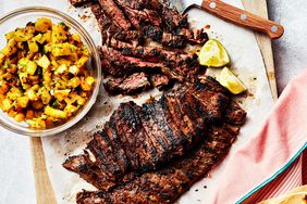 Skirt Steak with Pineapple Salsa