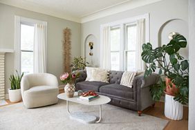 White living room